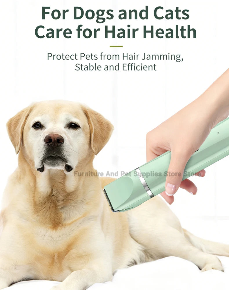Hooral™ 4-in-1 Professional Pet Grooming Trimmer | Low Noise Waterproof Dog & Cat Hair Clipper