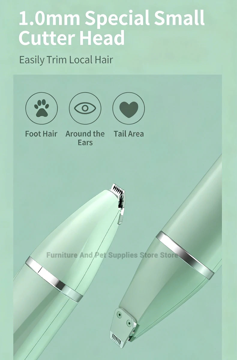 Hooral™ 4-in-1 Professional Pet Grooming Trimmer | Low Noise Waterproof Dog & Cat Hair Clipper