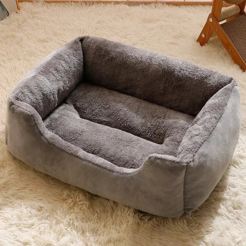 Hooral™ Cozy Pet Bed House for Cats & Dogs | Warm Winter Cushion Basket Habitat
