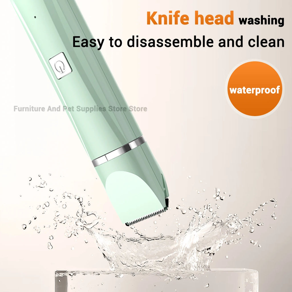 Hooral™ 4-in-1 Professional Pet Grooming Trimmer | Low Noise Waterproof Dog & Cat Hair Clipper