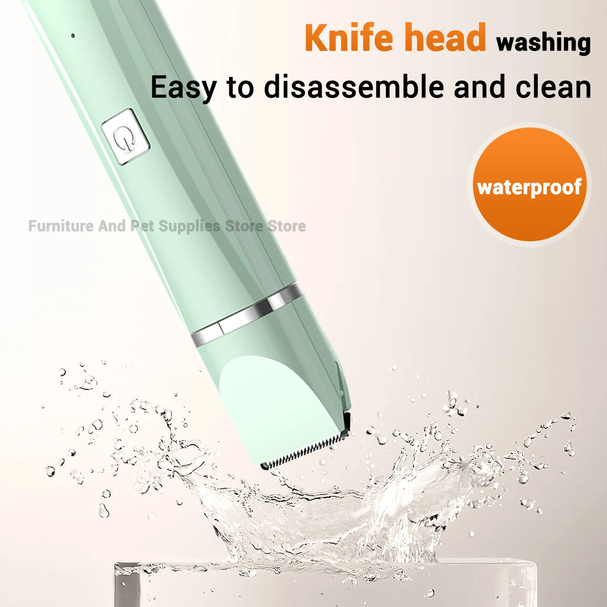 Hooral™ 4-in-1 Professional Pet Grooming Trimmer | Low Noise Waterproof Dog & Cat Hair Clipper