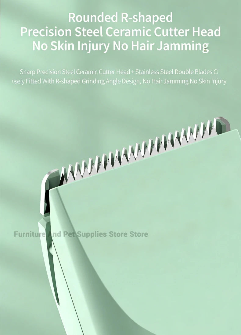 Hooral™ 4-in-1 Professional Pet Grooming Trimmer | Low Noise Waterproof Dog & Cat Hair Clipper