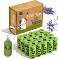 Hooral™ Biodegradable Dog Poop Bags | Lavender Scented, Extra Thick & Leakproof with Holder & Dispenser