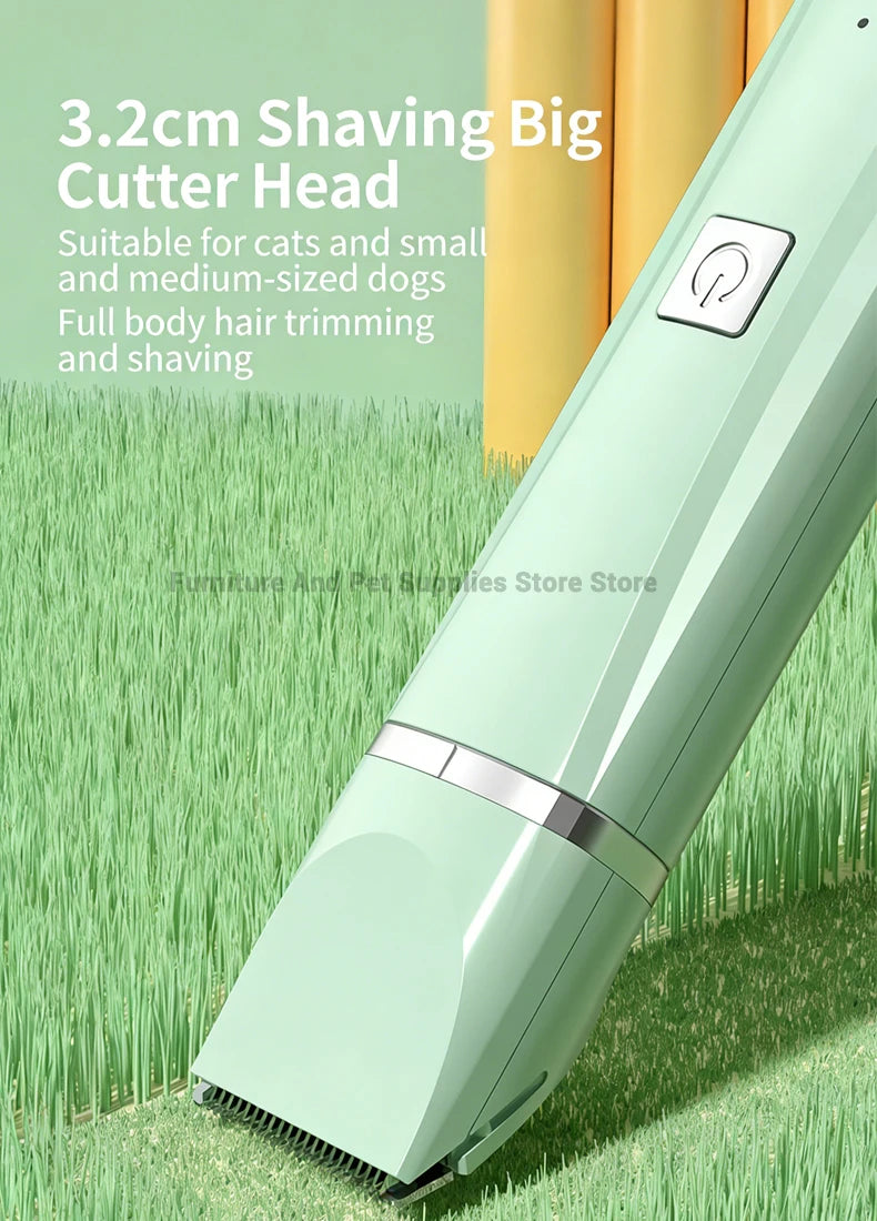 Hooral™ 4-in-1 Professional Pet Grooming Trimmer | Low Noise Waterproof Dog & Cat Hair Clipper